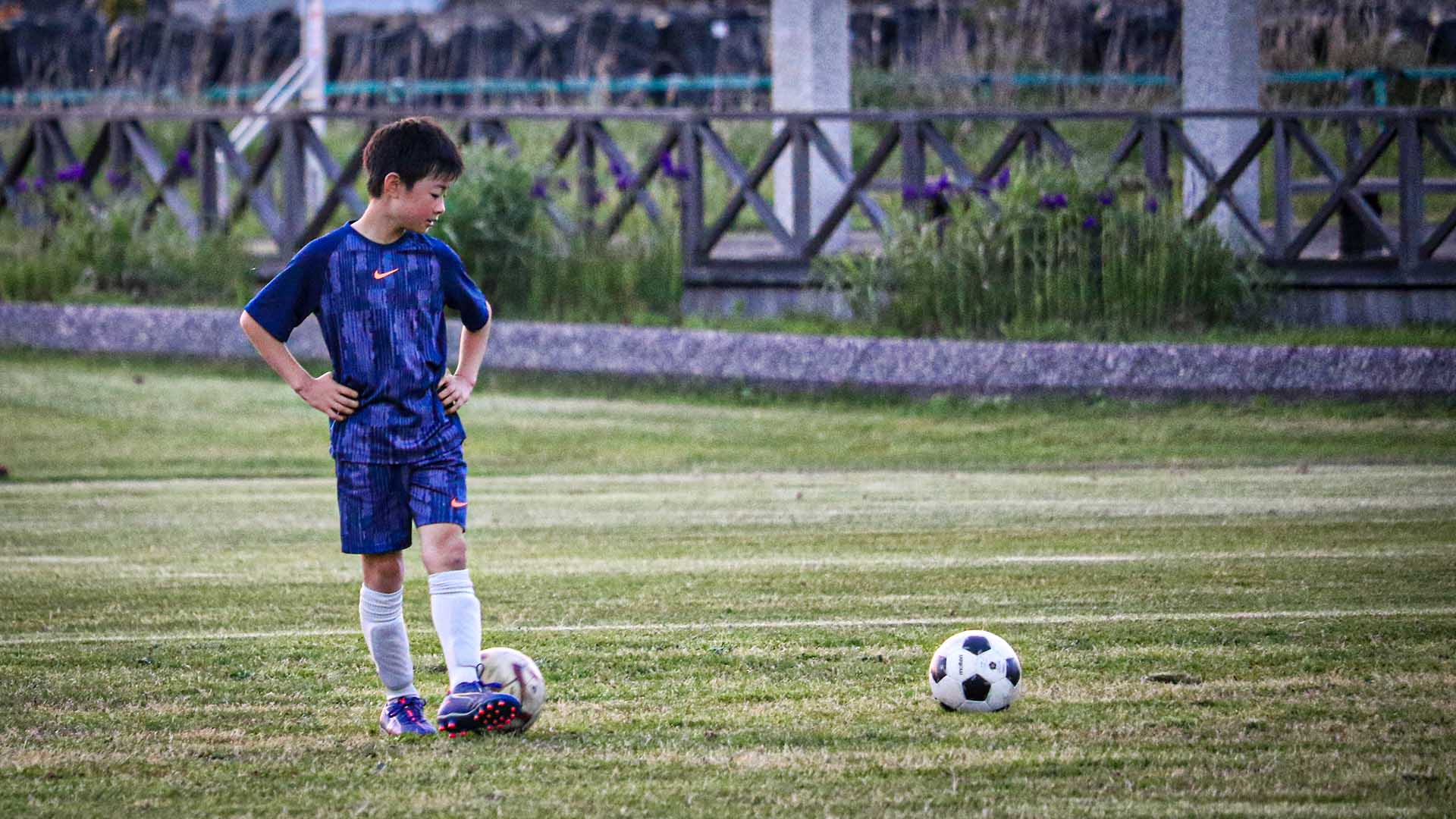 私がサッカーに振り向いた息子の初ゴール
